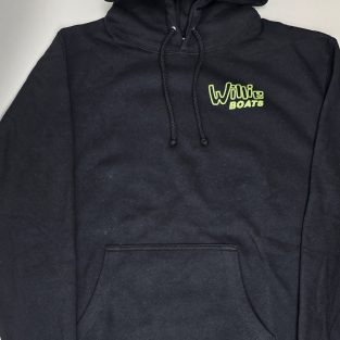Willie Boats Hoodie Black with Old School Logo