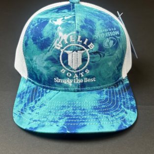 Willie Boats Hat Pacific Headwear Mossy Oak Trucker Blue